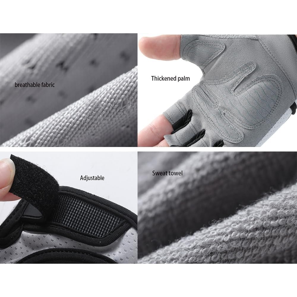 Cycling Glove Padded - Guanti da allenamento senza dita per