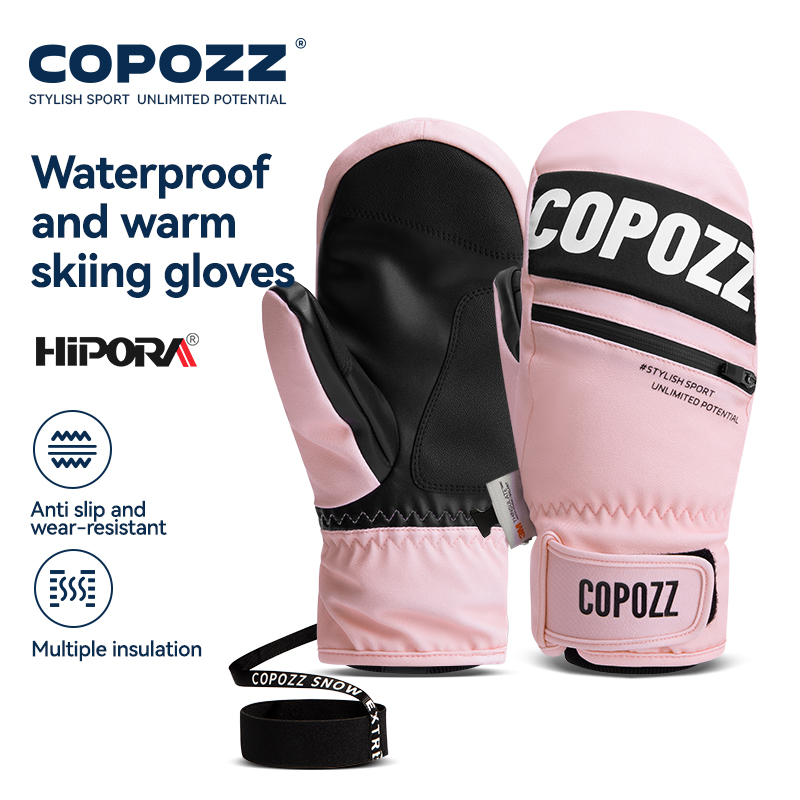 Ski Glove Waterproof - COPOZZ 3M Guanti da sci Thinsulate
