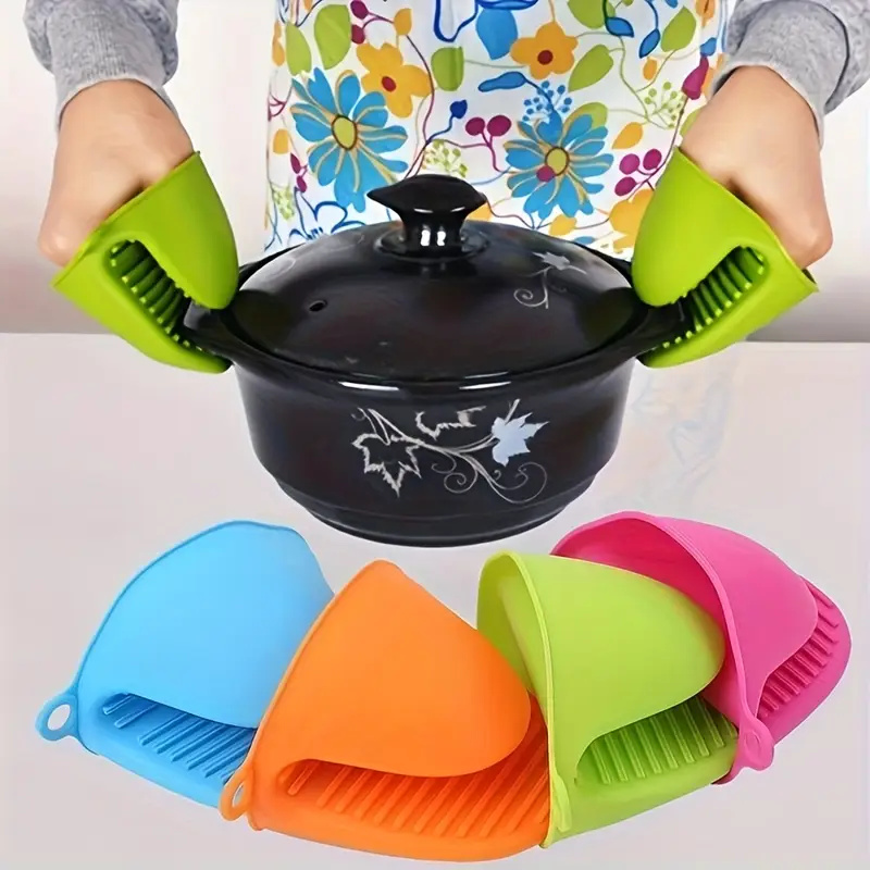 Oven Mitt Silicone - 2 pezzi guanti portapentola in silicone