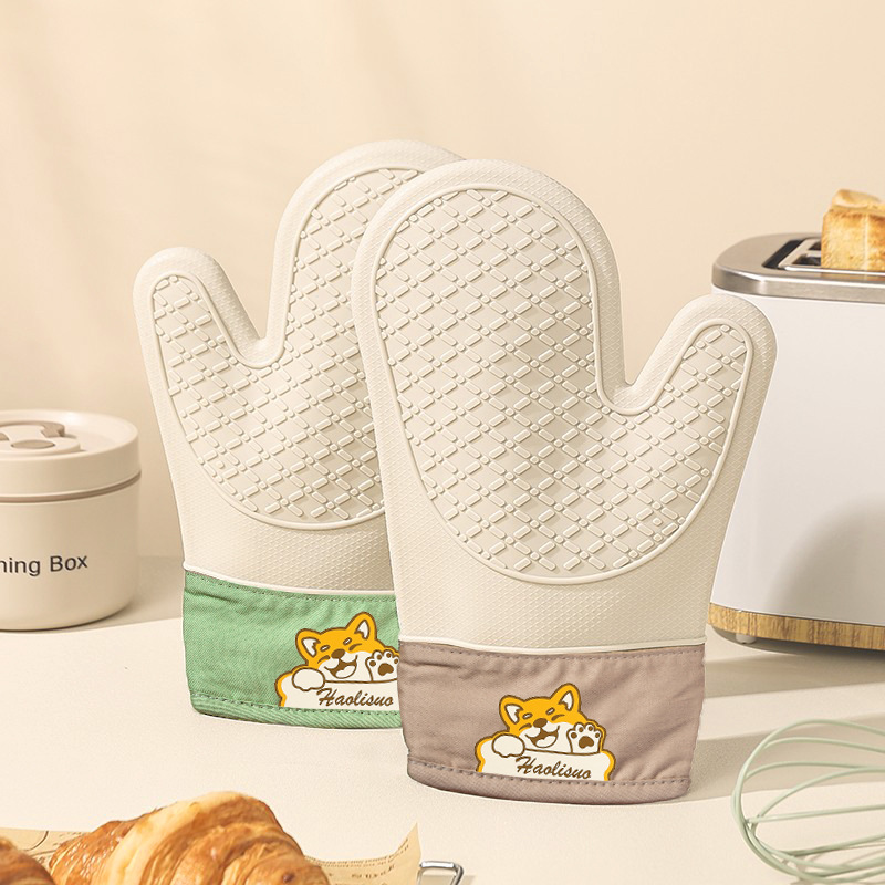 Oven Mitt Silicone - Guanti da forno resistenti al calore