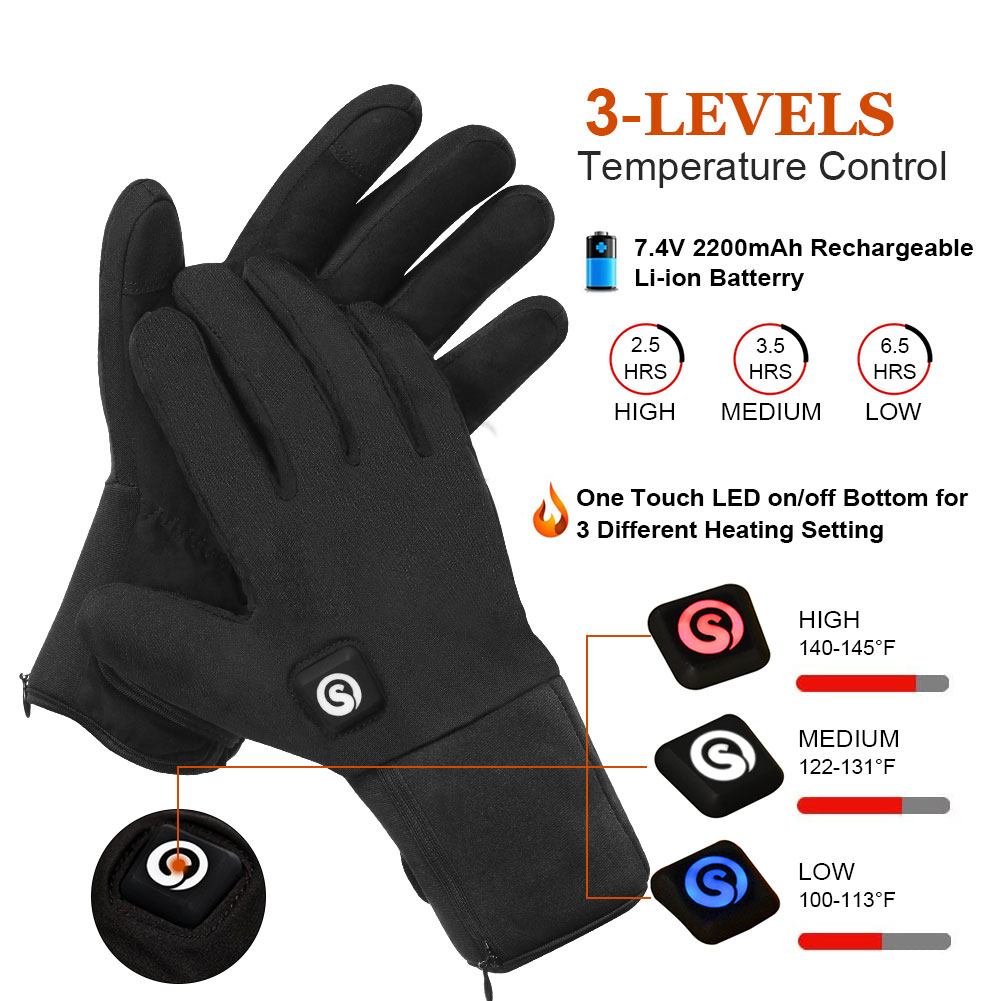 Guanti riscaldati elettrici in - Ski Glove Waterproof recensione e prezzo
