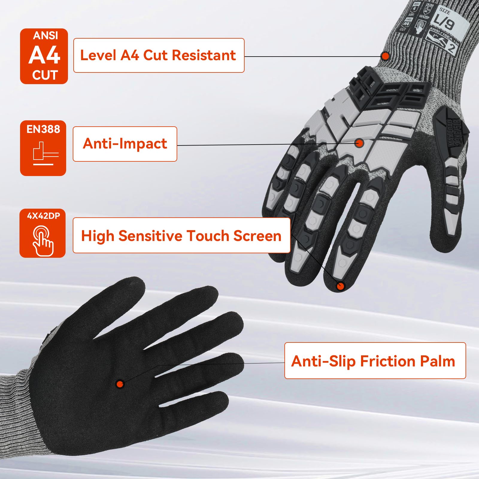 Guanti Anti-Impatto con Protez - Work Glove Impact recensione e prezzo